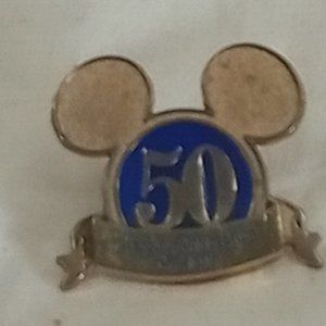 Walt Disney World WDW 50th Anniversary Mouse Ears Pin